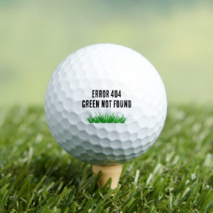Golf Ball “Green Not Found” Golfer Gift Funny