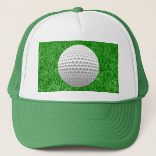 Golf Ball & Green Trucker Hat