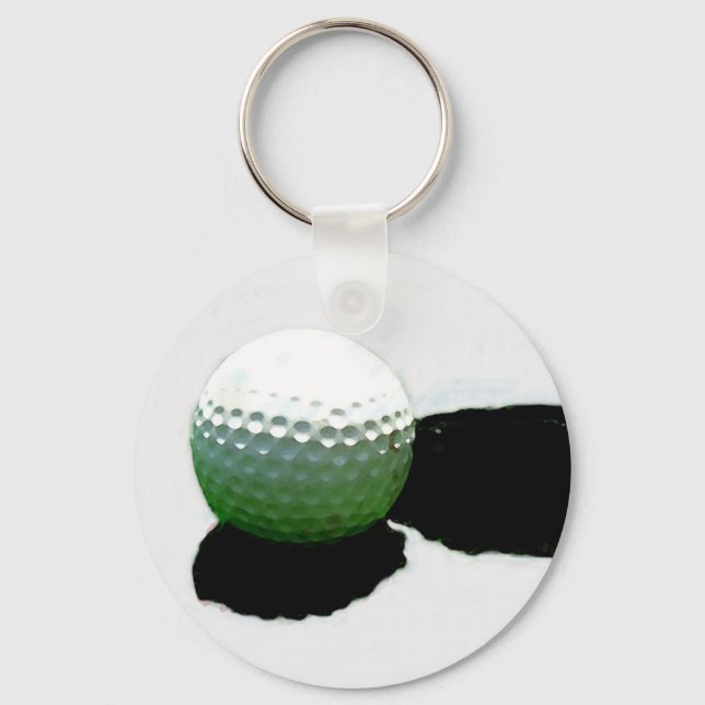 Golf Ball & Hole Key Ring (Front)