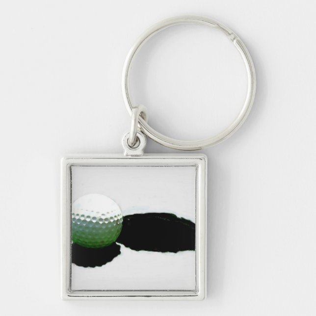Golf Ball & Hole Key Ring (Front)
