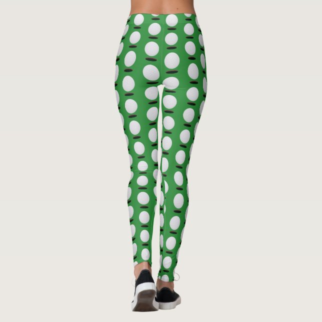 Golf Ball & Hole Leggings (Back)