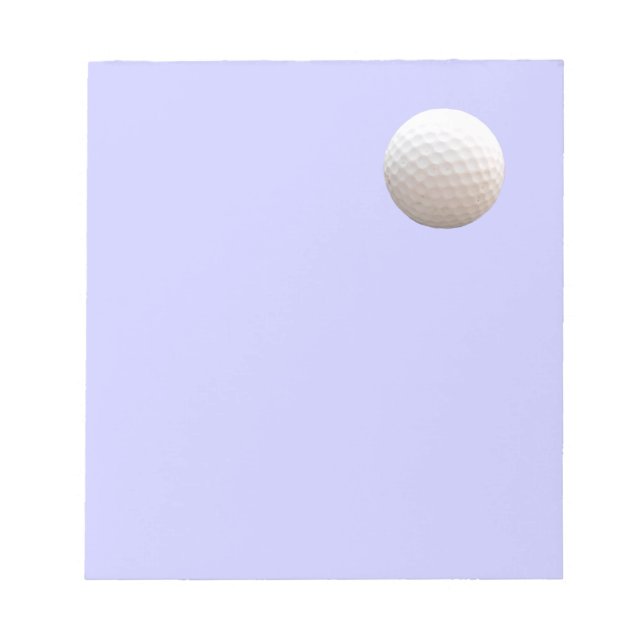 Golf Ball in the Sky Notepad (Front)