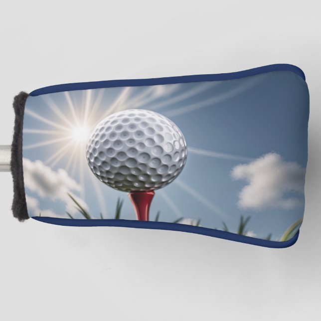 Golf Ball in the Sun Head Cover (Front)