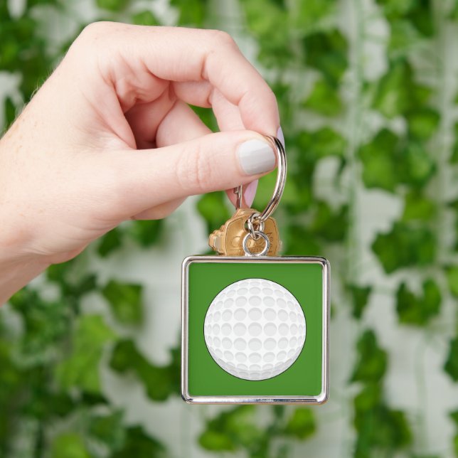 Golf Ball Key Ring (Hand)