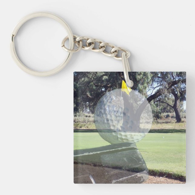 Golf Ball Layered Composition, Key Ring (Front)