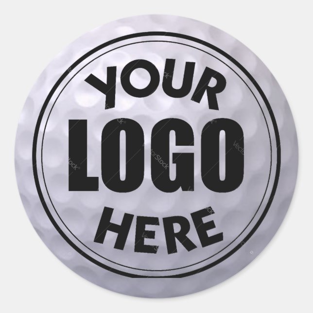 Golf Ball Logo Sticker (Front)