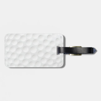 golf ball luggage tag