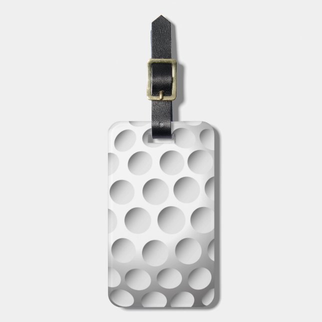 Golf Ball Luggage Tag (Front Vertical)