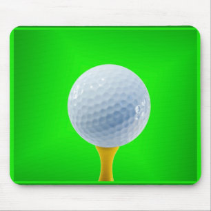 Golf ball mouse pad