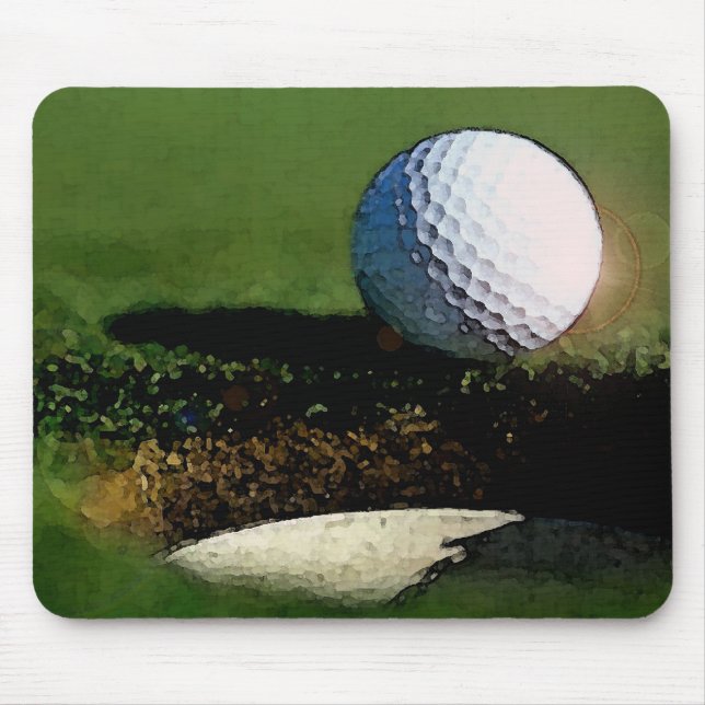 Golf Ball Mouse Pad (Front)