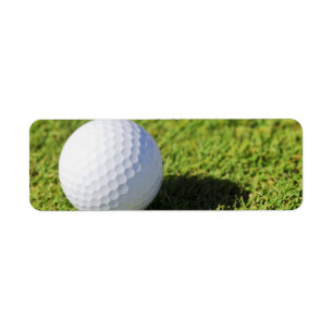 Golf Ball On Green Grass Course - Customised