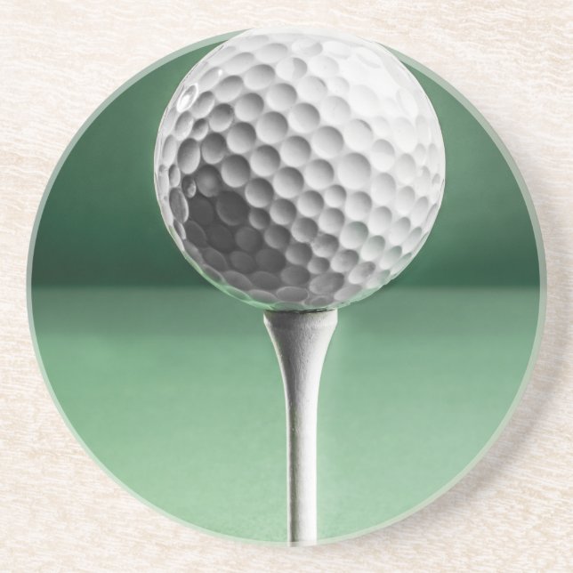 Golf Ball on Tee Coaster (Front)