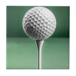 Golf Ball on Tee Tile