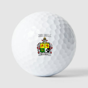 Golf Ball O'Sullivan Family Surname And Shield