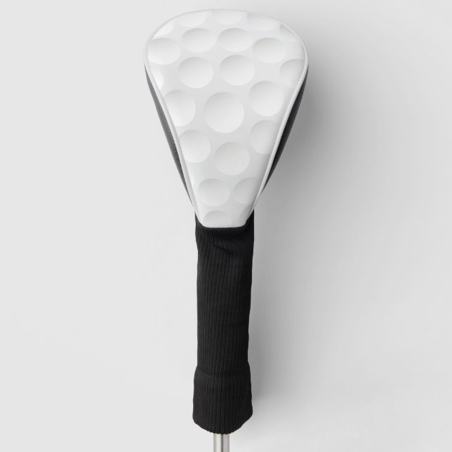 Golf Ball Pattern Golf Head Cover (Front)