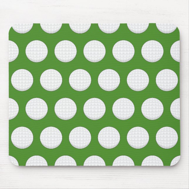 Golf Ball Pattern Mouse Pad (Front)