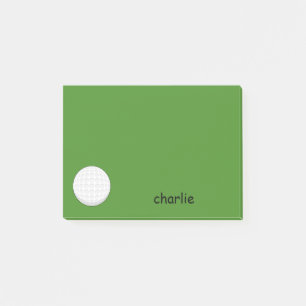 Golf Ball Personalise Post-it Notes