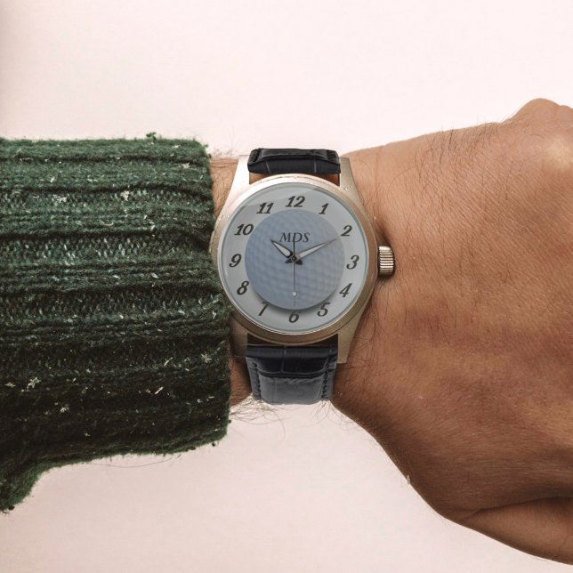 Golf Ball Personalised Monogrammed Watch (Creator Uploaded)