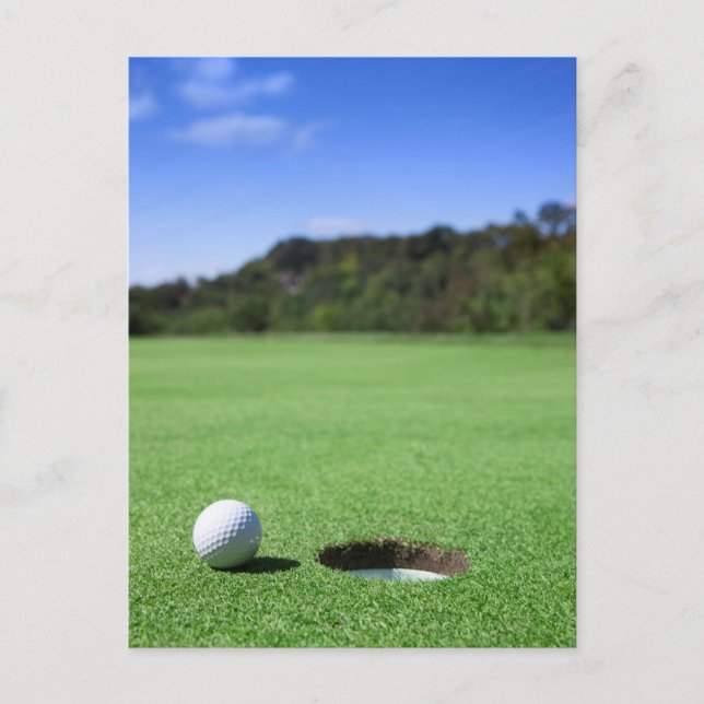 Golf Ball Postcard (Front)