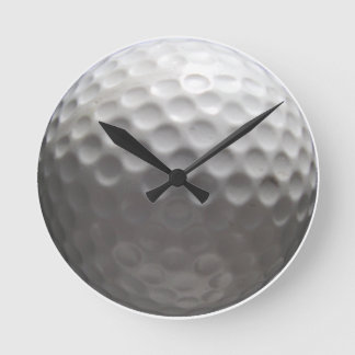 Golf Ball Round Wall Clock