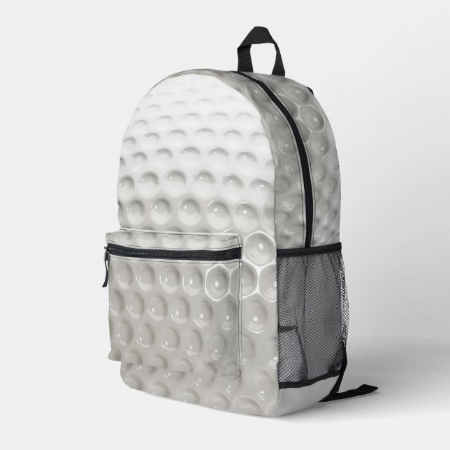 Golf Ball Sport Printed Backpack (Back Corner Right)