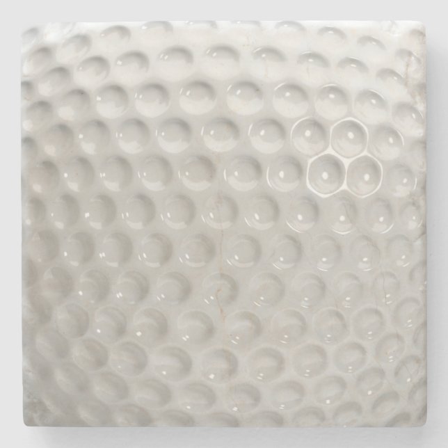 Golf Ball Sport Stone Coaster (Front)