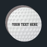 Golf Ball Sports Team Name Monogram Car Magnet<br><div class="desc">Golf Ball Sports Team Name Monogram Car Magnet. Add any text to make a personalized gift magnet for self friends or family.</div>