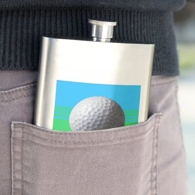 Golf Ball stainless steel flask (In Situ)