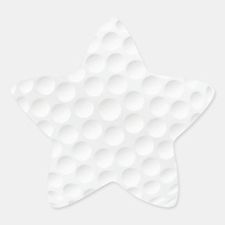 golf ball star sticker