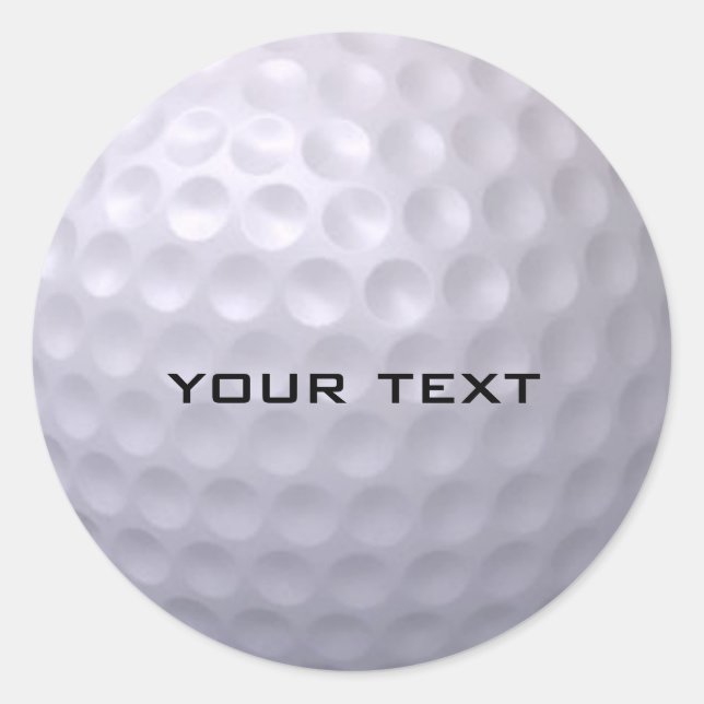 Golf Ball Sticker (Front)