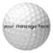 golf ball stickers - add your message