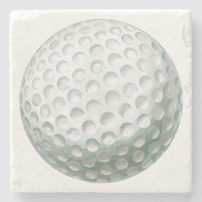 Golf Ball Stone Coaster (Front)