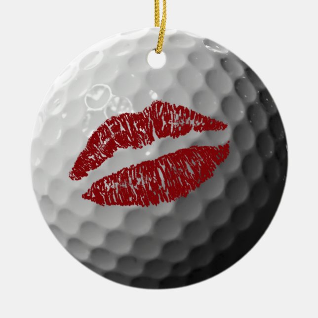 golf ball sweetheart multiple messages ornament (Front)