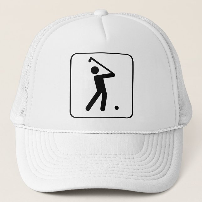 Golf Ball Symbol Hat (Front)