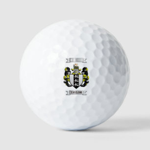 Golf Ball Taylor UK Surname Shield