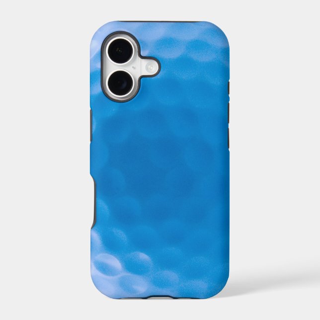 Golf Ball Texture Dimples Arctic Blue (Back)