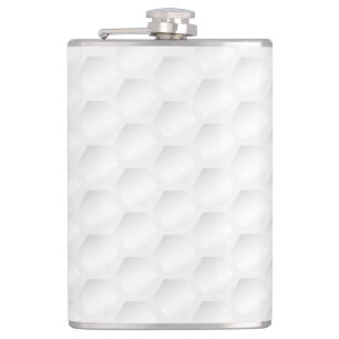 Golf ball texture hip flask