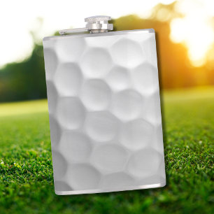 Golf Ball Texture Hip Flask