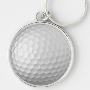 Golf Ball Texture Key Ring