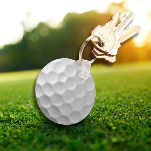 Golf Ball Texture Key Ring