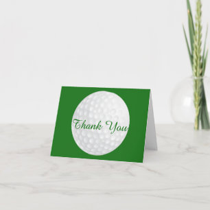 Golf Ball Thank You Invitation