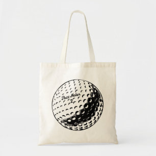 Golf Ball Tote Bag