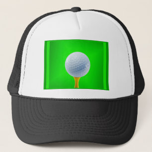 Golf ball trucker hat