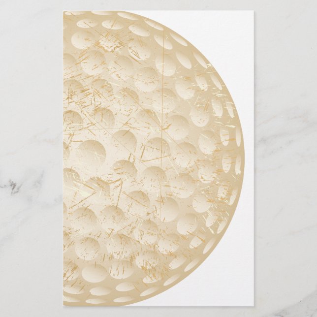 golf ball vintage stationery (Front)