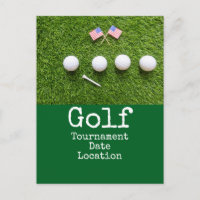 Golf ball with American flag golf tournament
