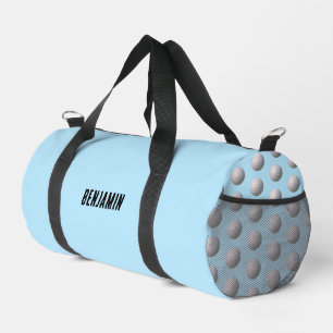Golf Ball with Dimples Personalised Duffle Bag