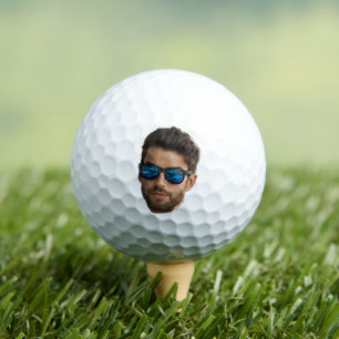 Golf Ball With Face, Custom Image, Customise golf