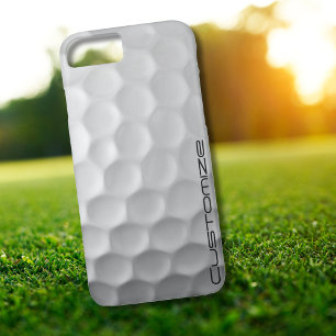 Golf Ball with Personalised Text iPhone 8/7 Case