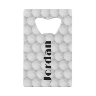 Golf Balls Abstract Design Bottle Opener