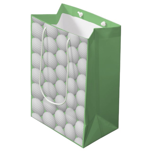 Golf Balls Abstract Design Gift Bag (Front Angled)